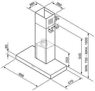 Вытяжка Smeg KSE951X2 фото 3 в Новосибирске