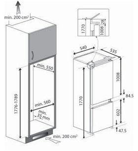 Встраиваемый холодильник Teka CI 320 фото 2 в Новосибирске