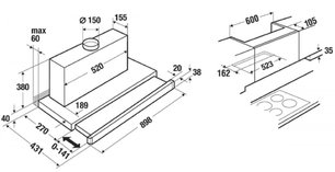 Вытяжка Kuppersbusch Edip 938.1 E фото 2 в Новосибирске