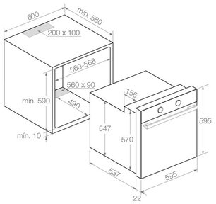 Духовой шкаф Pando PHT-963 фото 4 в Новосибирске