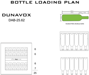 Винный шкаф Dunavox DAB-25.62DW.TO фото 3 в Новосибирске