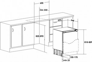 Встраиваемый морозильник Schaub Lorenz SLFE107W0M фото 3 в Новосибирске