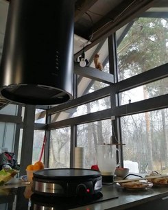 Островная вытяжка Maunfeld LEE ISLA 39 ЧЕРНЫЙ фото 4 в Новосибирске