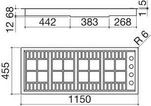 Газовая варочная панель Barazza 1PLB3T фото 4 в Новосибирске