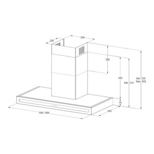 Купольная вытяжка Кертинг KHC 6877 N фото 3 в Новосибирске Купольная вытяжка Korting KHC 6877 N фото 3 в Новосибирске
