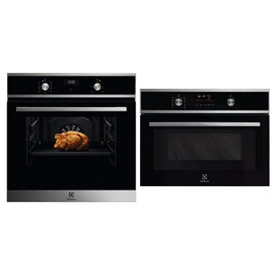 Electrolux (духовой шкаф EOD5H70BX + микроволновая печь EVM 6E46X) фото в Новосибирске