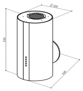 Вытяжка Faber Alma EG6 Cream F32 фото 3 в Новосибирске
