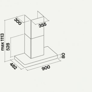 Вытяжка Фалмек Stilo 90 white wall (NRS) фото 4 в Новосибирске Вытяжка Falmec Stilo 90 white wall (NRS) фото 4 в Новосибирске