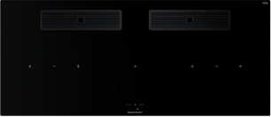 Индукционная варочная поверхность с вытяжкой Kuppersbusch KMI 12850.0 SR-S Black Velvet фото в Новосибирске