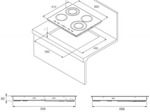 Независимая варочная панель Куперсберг FA6VS16 фото 2 в Новосибирске Независимая варочная панель Kuppersberg FA6VS16 фото 2 в Новосибирске