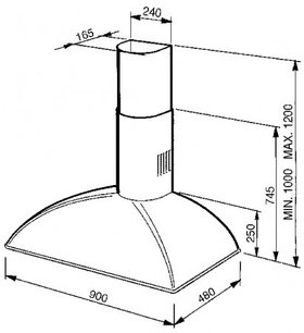 Вытяжка Smeg KSE89P9 фото 4 в Новосибирске