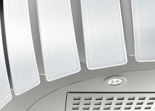 Вытяжка Фалмек Prestige isola 75 Vetro ix (800) white фото 2 в Новосибирске Вытяжка Falmec Prestige isola 75 Vetro ix (800) white фото 2 в Новосибирске