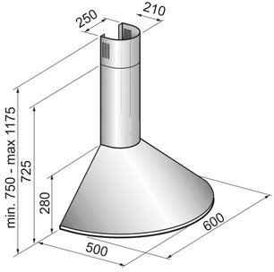 Вытяжка Korting KHC 6930 X фото 4 в Новосибирске