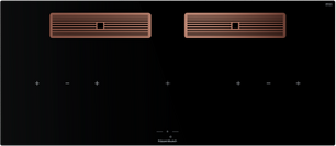 Индукционная варочная поверхность с вытяжкой Kuppersbusch KMI 12850.0 SR-S Copper фото в Новосибирске