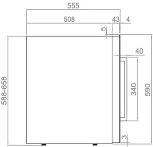 Встраиваемый винный шкаф Pando PVMAVP 60-23CRR W фото 3 в Новосибирске