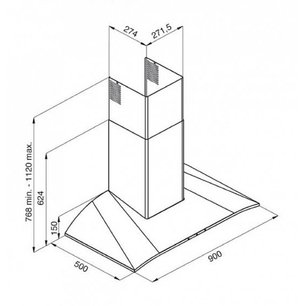 Вытяжка De Dietrich DHD 556 BE 1 фото 4 в Новосибирске