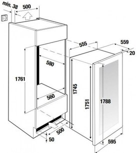 Встраиваемый холодильник для вина Kuppersbusch FWK 8850.0 S3 фото 4 в Новосибирске