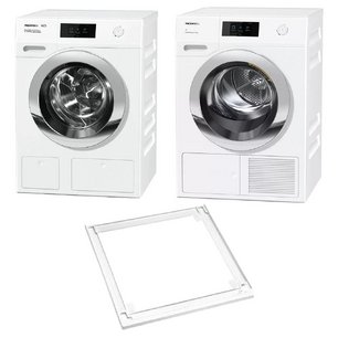 Miele ChromeEdition (стиральная машина WCR890WPS + сушильная машина TCR790WP + монтажный элемент WTV501) фото в Новосибирске