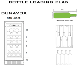 Винный шкаф Dunavox DAU-32.83W фото 3 в Новосибирске