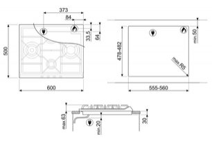 Варочная панель Смег SR764AS фото 4 в Новосибирске Варочная панель Smeg SR764AS фото 4 в Новосибирске