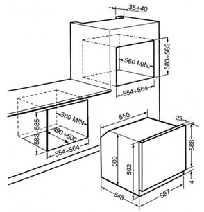 Духовой шкаф Smeg SF800PO фото 4 в Новосибирске