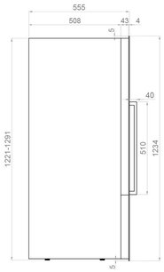 Встраиваемый винный шкаф Pando PVMAV 124-70XR фото 4 в Новосибирске