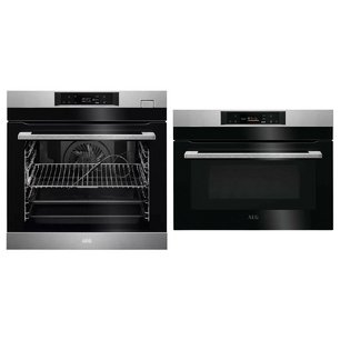 AEG (духовой шкаф BSK788380M + микроволновая печь KMK721880M) фото в Новосибирске