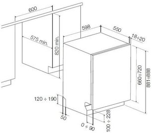 Встраиваемая посудомоечная машина Фулгор Милано FDW 82103 фото 4 в Новосибирске Встраиваемая посудомоечная машина Fulgor Milano FDW 82103 фото 4 в Новосибирске