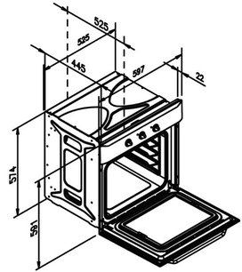 Духовой шкаф Zigmund Shtain BN 19.504 S фото 2 в Новосибирске