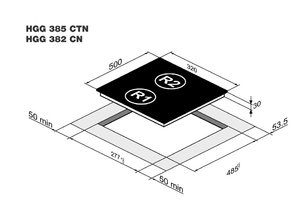 Варочная поверхность Кертинг HGG 385 CTN фото 3 в Новосибирске Варочная поверхность Korting HGG 385 CTN фото 3 в Новосибирске
