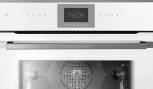 Компактный духовой шкаф с паром Kuppersbusch CBD 6550.0 W3 Silver Chrome фото 2 в Новосибирске