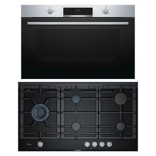 Bosch (духовой шкаф VGD553FB0 + варочная панель PRS9A6D70M) фото в Новосибирске