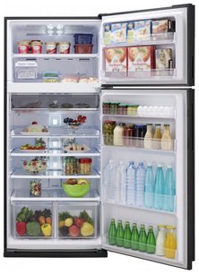 Двухкамерный холодильник Шарп SJXP59PGRD фото в Новосибирске Двухкамерный холодильник Sharp SJXP59PGRD фото в Новосибирске