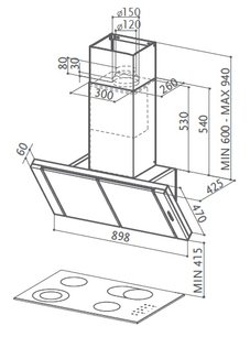 Вытяжка Faber Discovery ACT EG8 X A90 фото 2 в Новосибирске