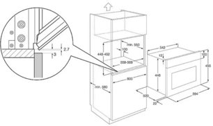Духовой шкаф AEG KE7415001M фото 4 в Новосибирске