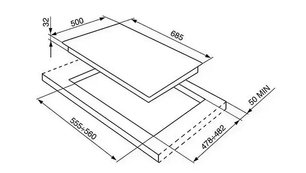 Варочная панель Смег SRV876RA5 фото 2 в Новосибирске Варочная панель Smeg SRV876RA5 фото 2 в Новосибирске