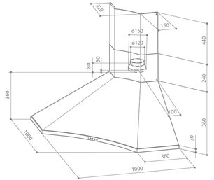 Вытяжка Faber Solaris EG8 X A100 фото 4 в Новосибирске