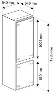 Встраиваемый холодильник Bertazzoni REF60BIS фото 4 в Новосибирске