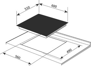 Электрическая варочная панель Брандт BPV1641B фото 4 в Новосибирске Электрическая варочная панель Brandt BPV1641B фото 4 в Новосибирске