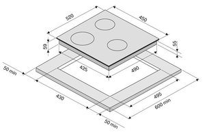 Варочная панель Крона REMO 45 BL фото 4 в Новосибирске Варочная панель KRONA REMO 45 BL фото 4 в Новосибирске