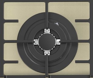 Газовая стеклянная варочная панель Korting HGG 6825 CTB фото 2 в Новосибирске