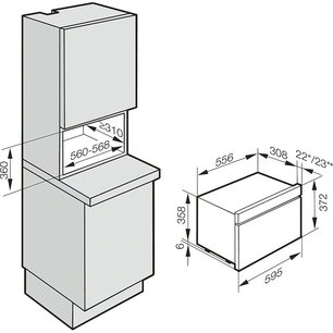 Пароварка Miele DG 3460 BK фото 4 в Новосибирске