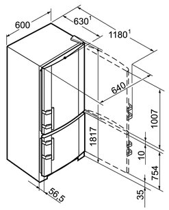 Холодильник Liebherr CNPesf 3513 Comfort NoFrost фото 4 в Новосибирске
