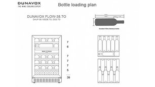 Встраиваемый винный шкаф Dunavox DAUF-38.100DC фото в Новосибирске