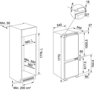 Встраиваемый холодильник Franke FCB 320 NF NE F фото 2 в Новосибирске