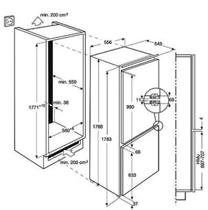 Холодильник AEG SCS81800F0 фото 4 в Новосибирске