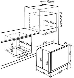 Духовой шкаф Smeg SF850APZ фото 2 в Новосибирске