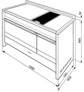 Варочный центр Smeg A3-7 фото 2 в Новосибирске