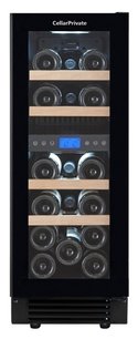 Встраиваемый под столешницу винный шкаф Селлар Приват CP017-2TBH фото в Новосибирске Встраиваемый под столешницу винный шкаф CellarPrivate CP017-2TBH фото в Новосибирске
