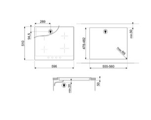 Варочная панель Смег SI964XM фото 2 в Новосибирске Варочная панель Smeg SI964XM фото 2 в Новосибирске